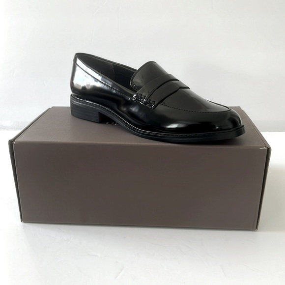Franco Sarto Women's Alora Round Toe Black Penny Loafers Shoes Size 8 NIB - Picture 10 of 10